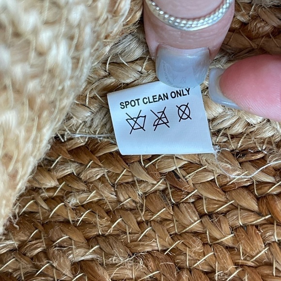 Antik Kraft Jute Bohemian Woven Shell Beaded Large Round Straw Shoulder Bag - Picture 5 of 12